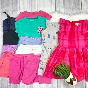 Gymboree Cat & Jack Girl 6T Dress Shorts Camisole Bundle Summer Clothes